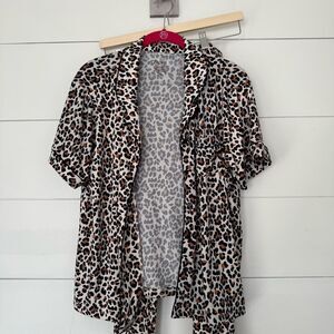 Flora by Flora Nikrooz Women’s Medium Leopard 2 Piece Pajama Set